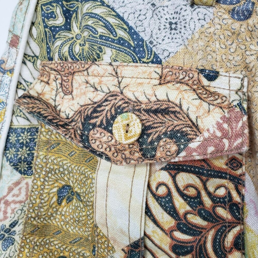 Zimmermann Brightside Piped Batik Patch High Wais… - image 4